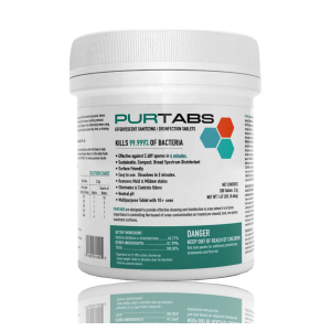 PURTABS NaDCC Disinfectant Tablets